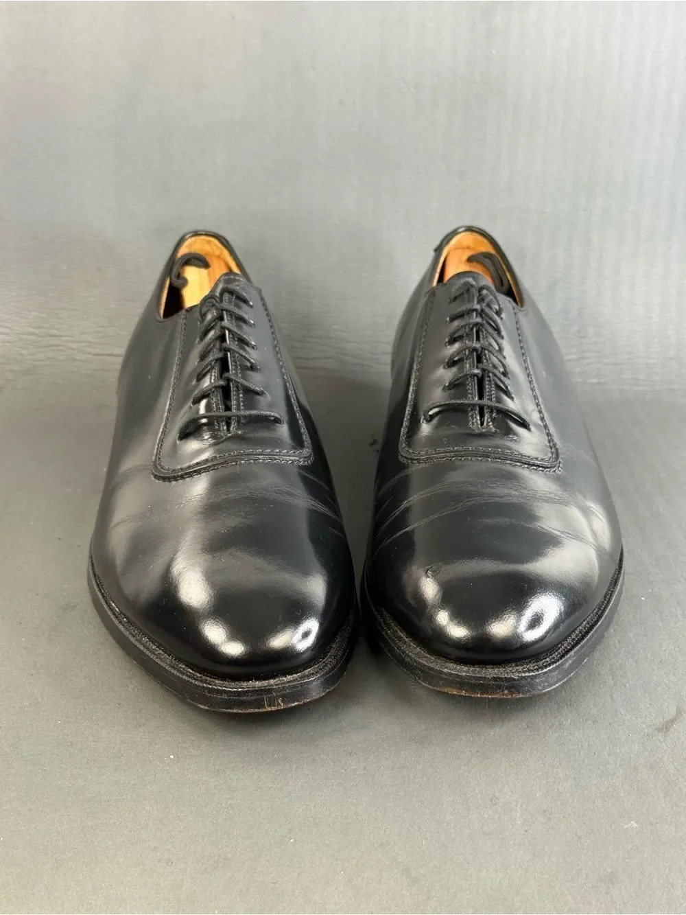 Johnston & Murphy black leather Heritage Oxford shoes men’s size 9.5
